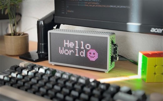 LED Matrix Dev-kit - 64x32 RGB Matrix - ESP32 Wifi Board - Etsy