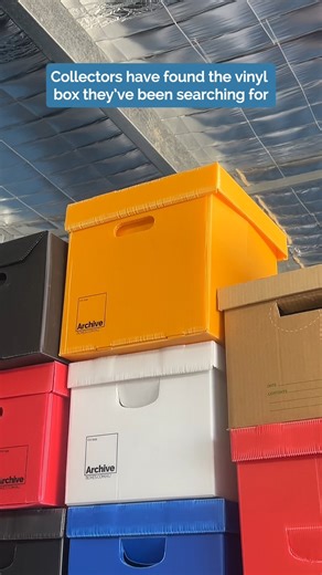 Not all vinyl boxes are built the same. 📦 Acid-free, water-resistant, and ready to stack five high. 💪 That’s what collectors have been searching for. 🎶 👉 Get yours at archiveboxes.com.au | Archive Boxes Australia