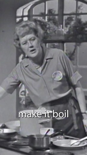 113K views · 2.8K reactions | Woah! Julia uses a buffalo iron to boil water! #juliachild #cookingtips #thefrenchchef | Julia Child | Facebook