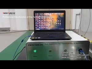 Test apparatus for flammability of materials,AS1530.2