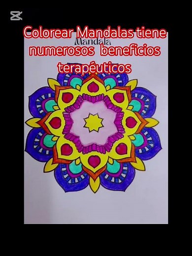 Colorea Mandalas para bajar tu grado de ansiedad y estrés Arte Terapia | Expresión Creativa