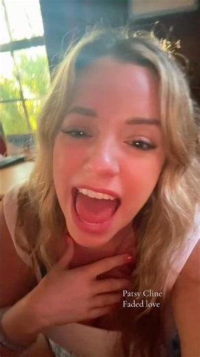 Totally forgot about this Patsy Cline song, Faded Love! ❤️ #singer #singing #oldsong