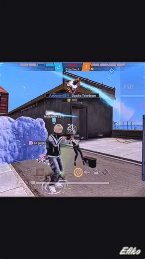 freestyle 1v4 clutch cs rank push gameplay short