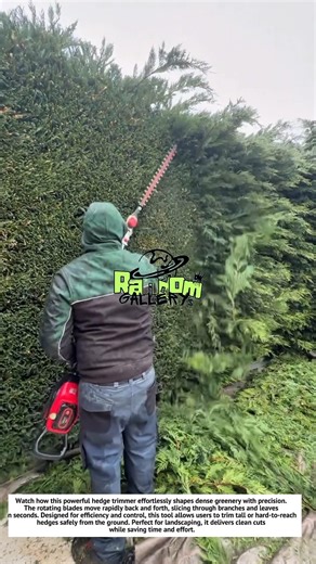 Satisfying Hedge Trimming Machine in Action! Fast & Clean Cuts 🌿