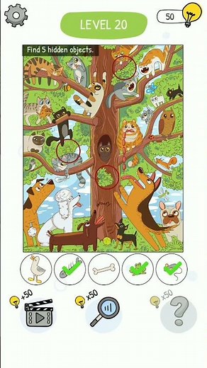 Who is? Level 20 Find five hidden objects.