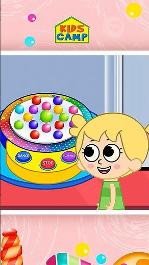 🍓 Fruits Dancing Balls Machine Song #shorts #kidssong #kidsvideos