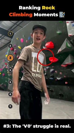 Ranking Rock Climbing Moments #shorts