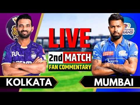 🔴MI vs KKR, IPL 2026 Fan Commentary | Mumbai vs Kolkata Live | Iqbal Sports | Live Match Today