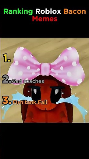 Ranking Bacon Hair Memes in Roblox Brookhaven