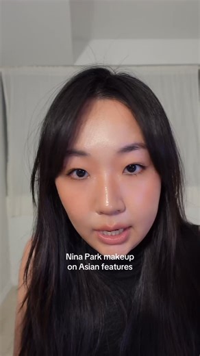 Christina on Instagram: "Nina Park makeup on Asian features 😂 Need to make a tut for myself to note all the tips and tricks for future reference #ninaparkmakeup"