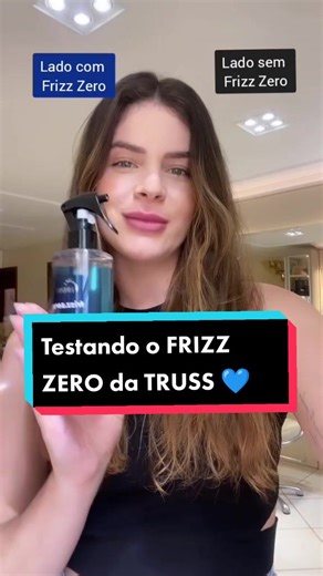 Testando o Frizz Zero da Truss para Cabelos Sedosos