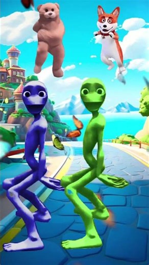 Alien dance VS Funny alien VS Dame tu cosita VS Funny alien dance VS Green alien dance VS Dance song