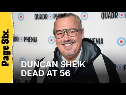 'Barely Breathing' and 'Spring Awakening' star Duncan Sheik dead at 56
