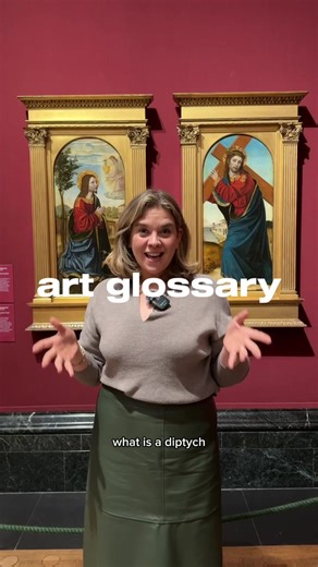 What is a diptych? #artglossary #artfacts #arthistory #collectingart