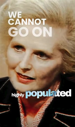 In 1976, Margaret Thatcher warned that Britain could not keep taking people “at the rate we have been.” Nearly fifty years on, that warning feels painfully relevant. Housing is scarce. The NHS is stretched. Wages lag behind living costs. Infrastructure built for a smaller population is buckling under modern demand. You cannot keep increasing pressure on a system without consequences that’s not ideology, it’s reality. This isn’t about hostility. It’s about capacity. A country has limits. Ignore t