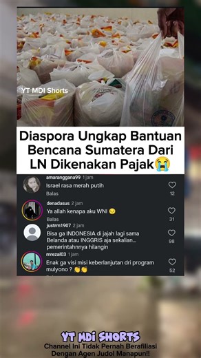 Ya Allah bantuanpun kena pajak 😭