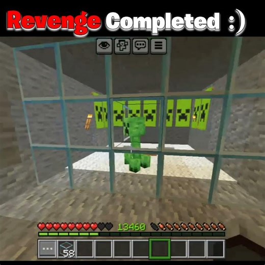 finally this is the time 😎#gaming #revenge #sadcreeper #minecraft #poorcreeper