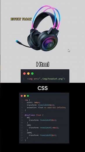 Float effect #html#css#js#float#effect