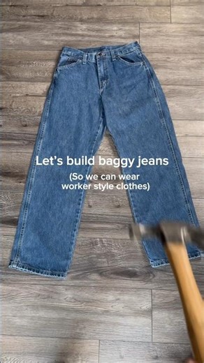 Build Baggy Jeans With Me!