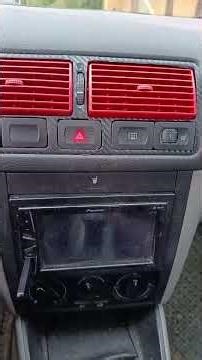 uusi soitin asennettu+uutta paneelia #automobile #vw #golf #volkswagen #pioneer #audio