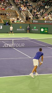 Norrie takes control of the point from Alcaraz with a wicked down the line forehand 🔥 From their match at Indian Wells in 2022 | Baseline Highlights