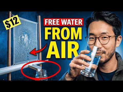 This $12 Garden Mesh Harvests Water From AIR All Night | The $400 Billion Water Industry Buried This