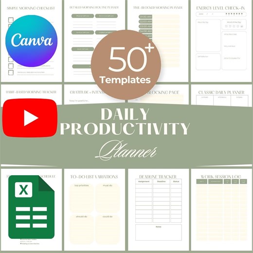 Deep Work Planner Task Completion Tracker Screen Time Tracker Daily Rituals Time Blocking and Task Management Printable for Office Managers - Etsy UK