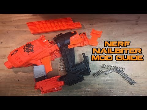 NERF Nailbiter Mod Guide (Internals, Spring Upgrade) | Walcom S7