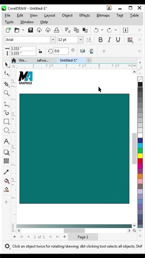 Islamic post design in CorelDRAW #islamicdesign #coreldraw #graphicdesign