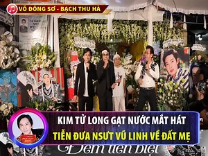 2.6M views · 80K reactions | Kim Tử Long gạt nước mắt hát tiễn đưa NSƯT Vũ Linh về đất mẹ #KimTửLong | NSƯT Kim Tử Long | Facebook