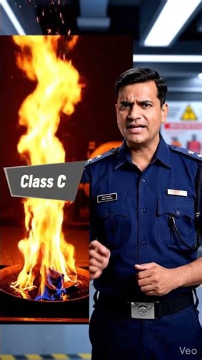 🔥 Fire Classification #FireSafety #Types-