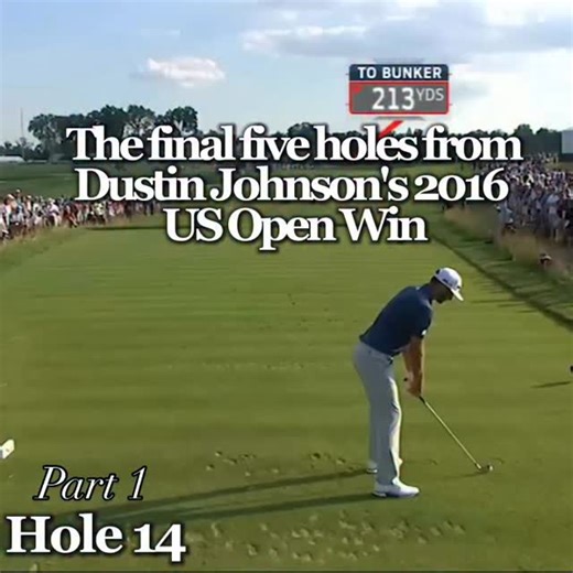 Playmaker Nation on Instagram: "Part 1 of the final five holes from Dustin Johnson’s 2016 US Open victory at oakmont (his first major)! #viral #golf #pgatour #pga #fypreelsシ゚ #golfedit #golfreels #rydercup #masters #oakmont #2016 #livgolf #dustinjohnson"