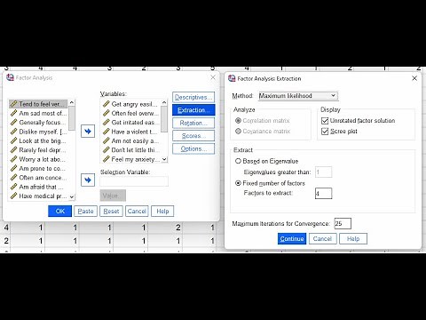 Determining number of factors during EFA using Maximum Likelihood factor analysis in SPSS