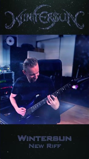Wintersun Jari Plays NEW RIFF With Aristides Baritone Guitar #wintersun #aristides