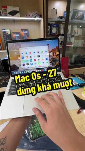 Trải nghiệm qua thì Macos khá mượt trên những em Mac đời cũ#macbookairm1 #laptopbacgiang #laptopbacninh #laptopcugiare