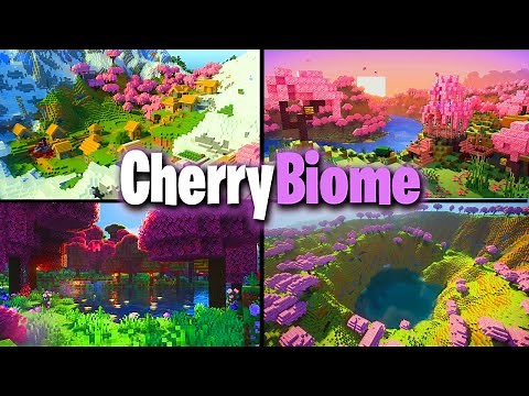 🌺TOP 5 SEMILLAS de CHERRY BIOME para Minecraft 1.20