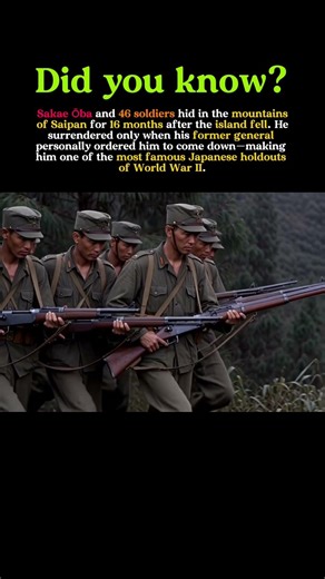 The Last Samurai of Saipan: Sakae Ōba and Japan’s Forgotten WWII Holdouts