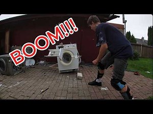 Good old AEG OKO_LAVAMAT Washing machine destruction!