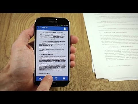 Best Tiny Scanner App for Android & iPhone (Scan, Crop, Contrast, PDF, Save, Mail)