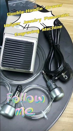 Double-Handle Graver Helper Jewelry Pneumatic Engraving Machine preview video is coming#jewelrytools
