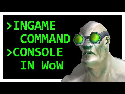 Ingame command console in WoW