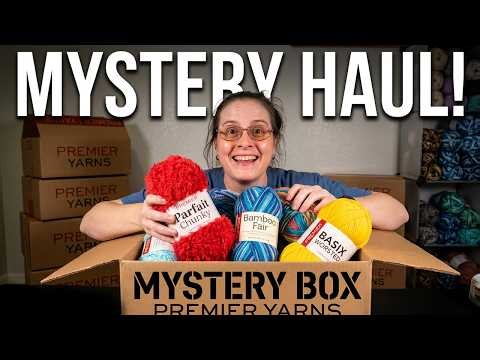 I Opened 4 Premier Yarns Mystery Boxes | Massive Haul #makeitpremier