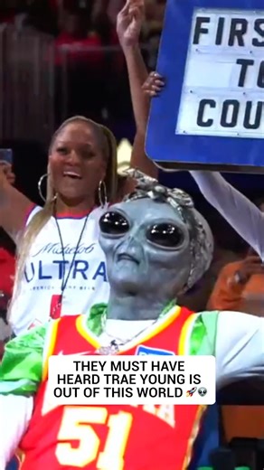 1.2K views | Breaking news: alien spotted courtside  #Hawks #NBA #NBAHighlights | FanDuel Sports Network South | Facebook