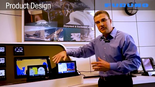 GPS/WAAS CHART PLOTTER with built-in CHIRP FISH FINDER Model GP-1971F