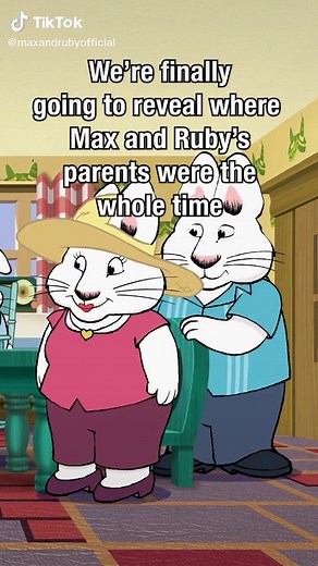 The answer you’ve all been waiting for…. 🥁 #MaxAndRuby | max and ruby