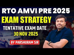 RTO AMVI Prelims 2025 📅 Exam Strategy + Expected Date, Complete Study Plan