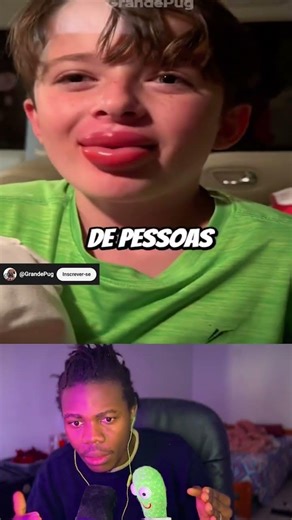 NUNCA Faça Isso nos Lábios 😱 #desafio #quiz -@GrandePug