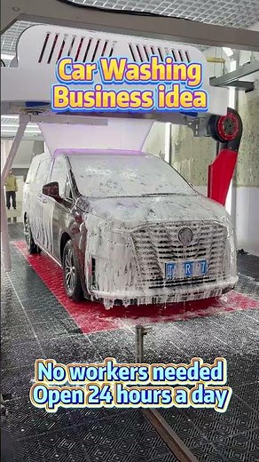 Tech-driven car wash revolution! Automatic cleaning starts with one click—smart and convenient!