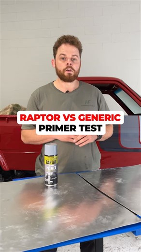 4WD 24/7 on Instagram: "RAPTOR 🆚 GENERIC primer test! The @raptor.australia.official 1K Primer KILLED it. 🔥 The perfect primer for filling in scratches on metal with zero traces of damage 💪 - #4x4 #offroad #raptor #carpaint #makeover"