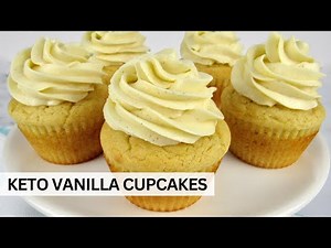 Perfectly Fluffy and Delicious Keto Vanilla Cupcakes